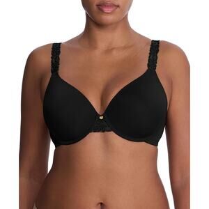 NWT Natori Women's Body Doubles Lace Trim Full Coverage T-Shirt Bra 34DD